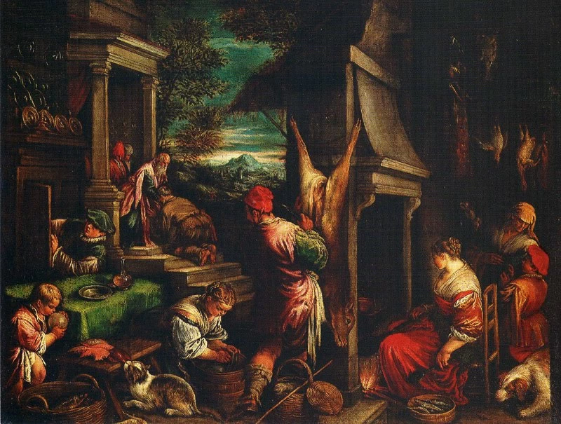 Il ritorno del figliol prodigo - Jacopo da Ponte, detto Bassano